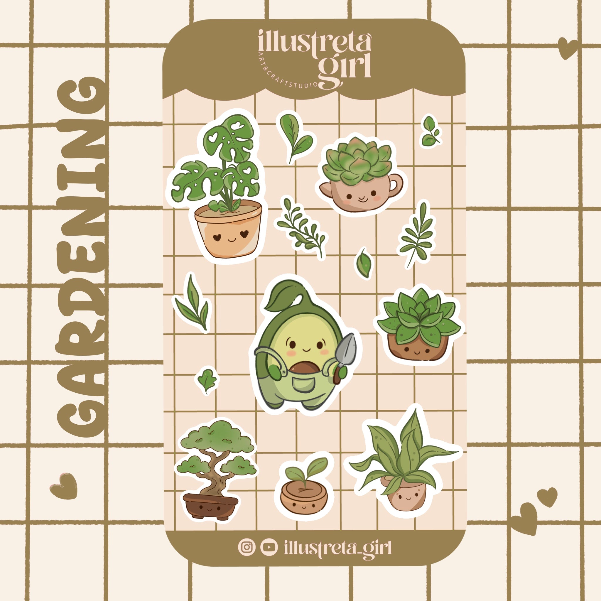 Gardening Sticker Sheets