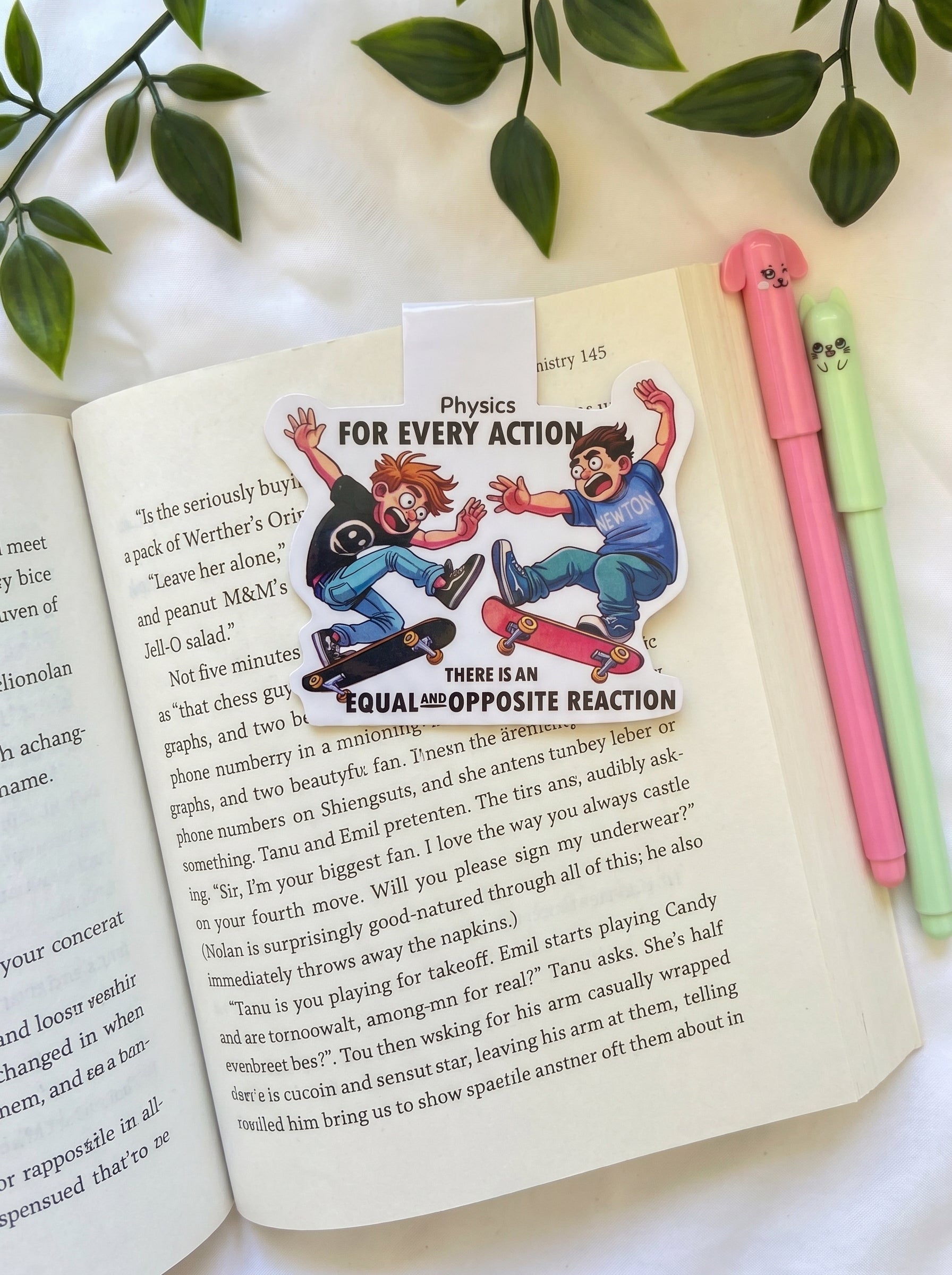 Physics Magnetic Magnetic Bookmark