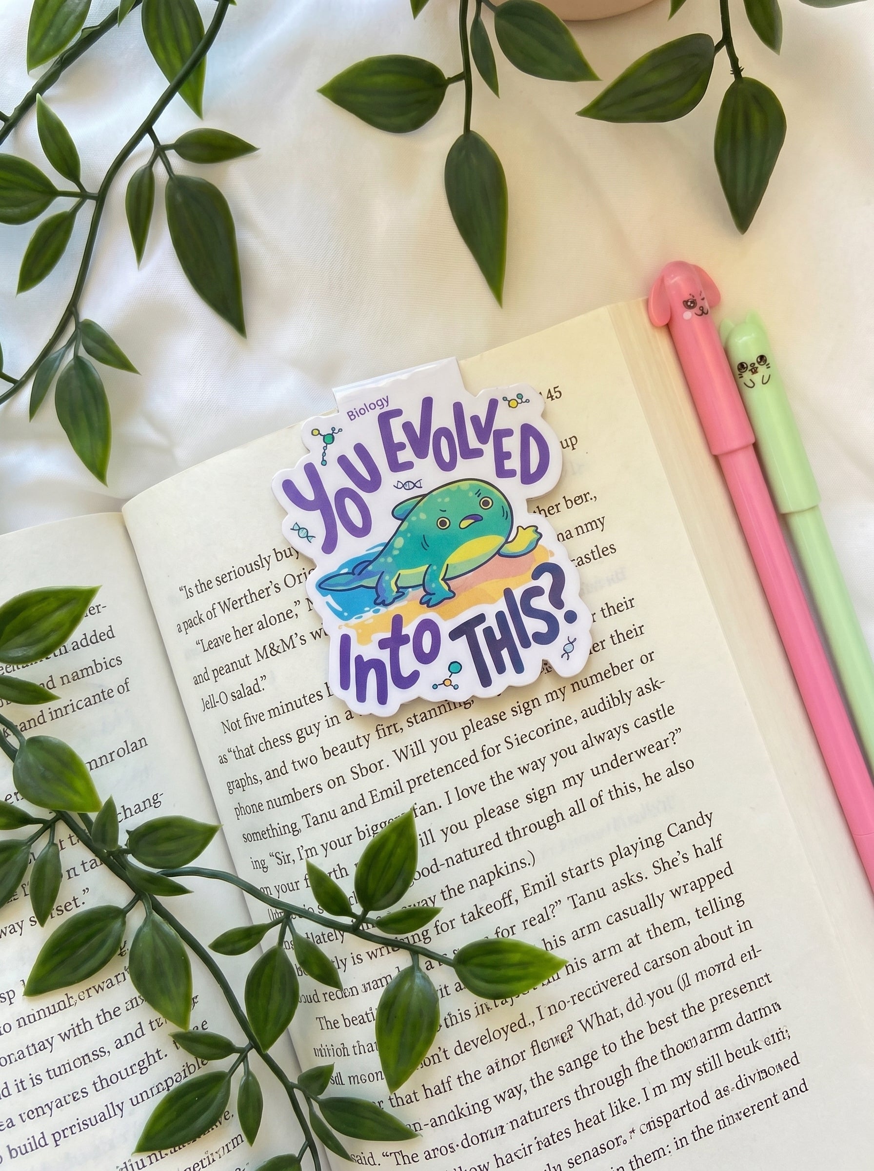 Biology Magnetic Bookmark