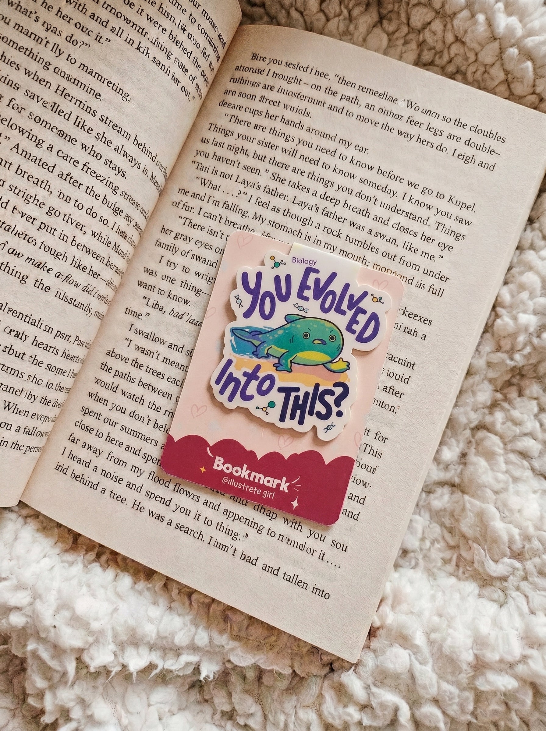 Biology Magnetic Bookmark