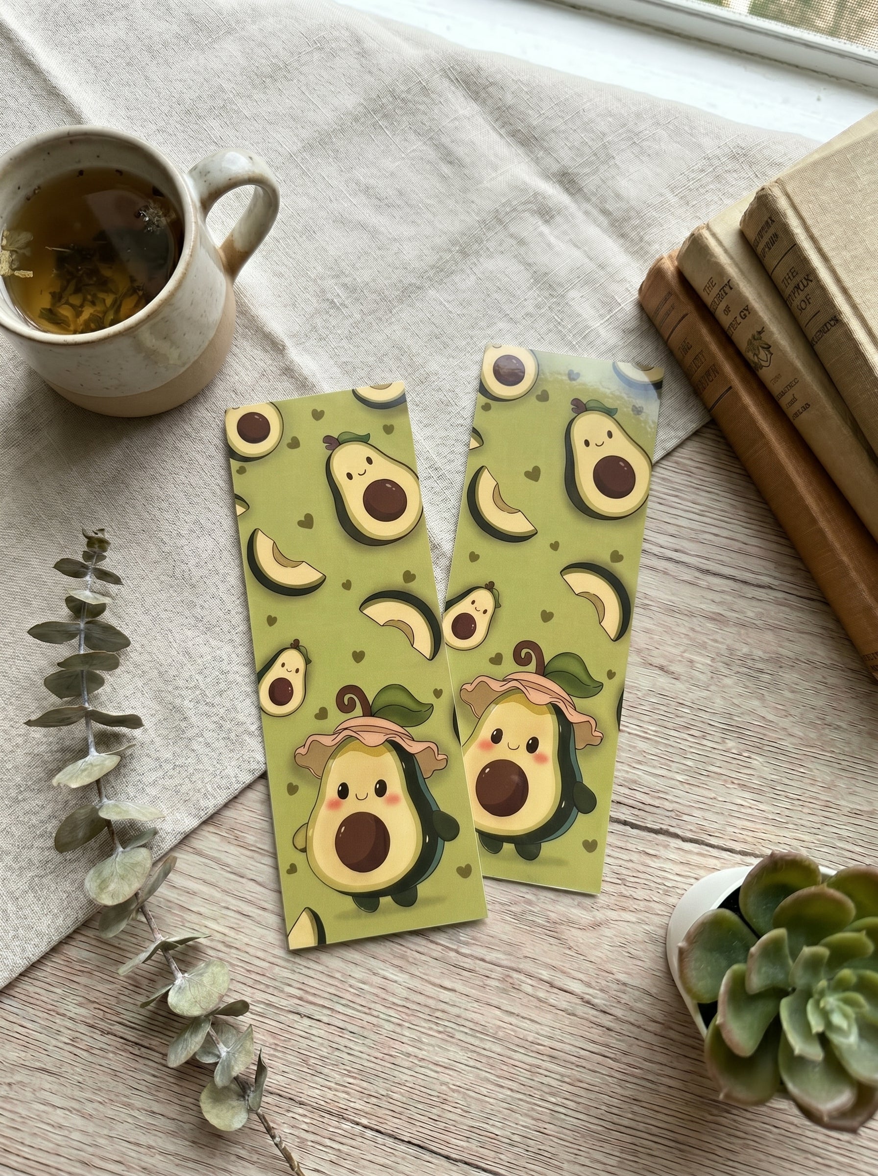 Cute Avocado Bookmark
