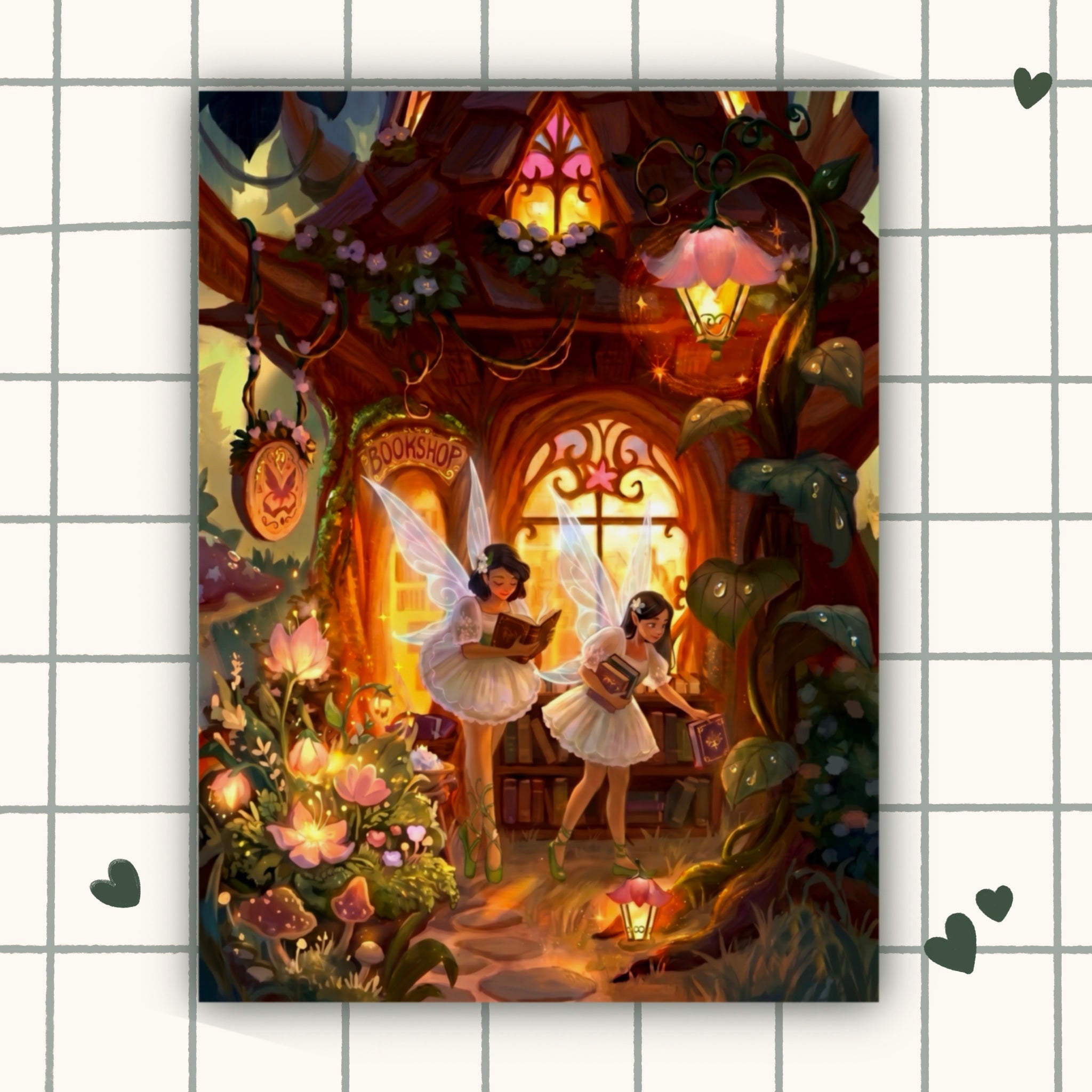 Fairy Bookshop Poster