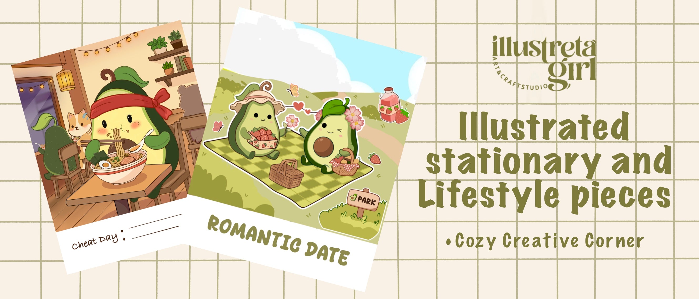 Avocados & stationery