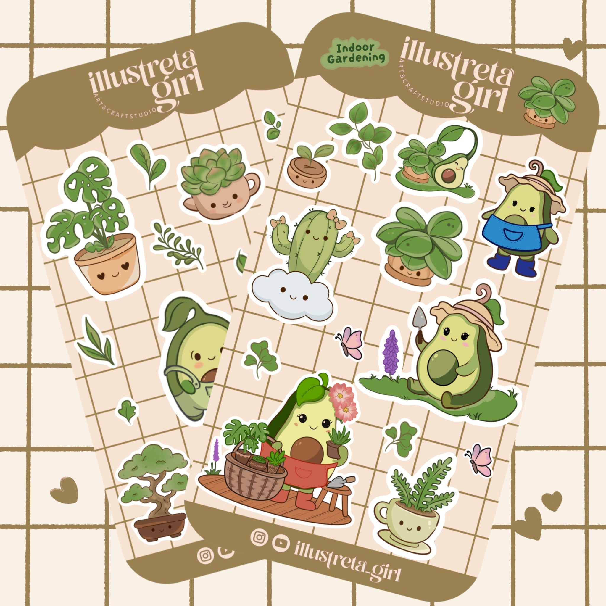 Gardening Sticker Sheets