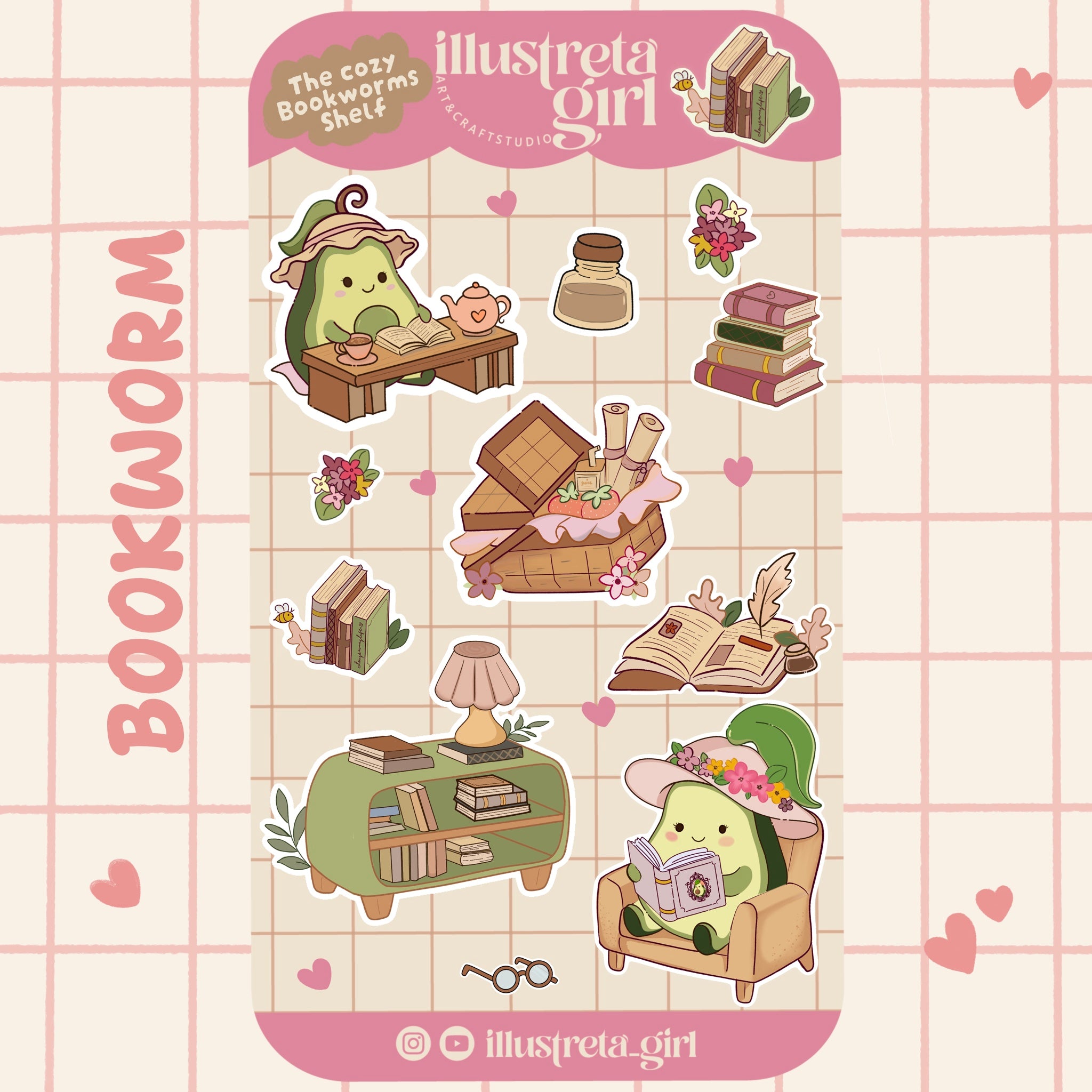 Cozy Reading Sticker Sheet